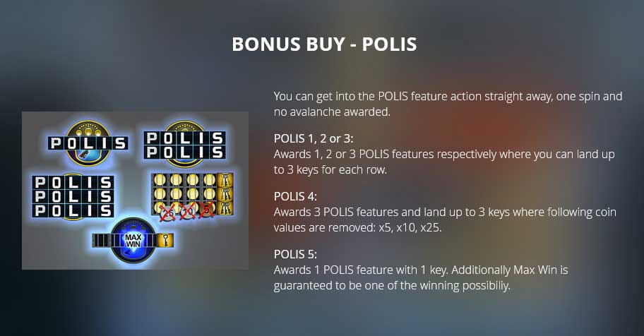 Stockholm Syndrome slot game bonus buy