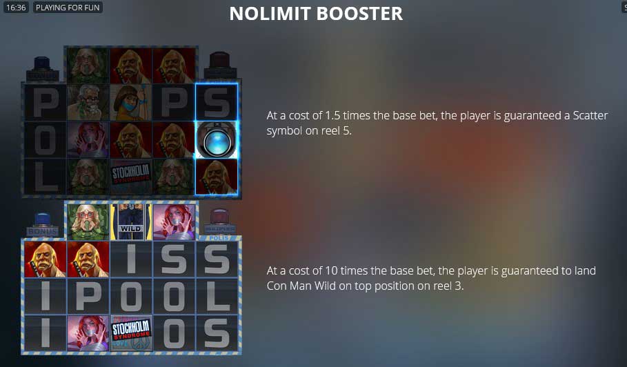 Stockholm Syndrome slot game nolimit buster